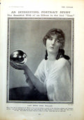 Antique Print Lady (Myra) Idina Wallace Portrait Belle Ashlyn G Manton 1916