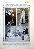Antique Old Print Miss Gladys Cooper In Emily Mr Alexander Graham Bell 1916