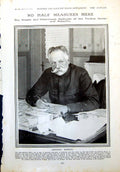 Antique Old Print General Sarrail Salonika Mrs Rg Edwards Mlle A Dhery 1916
