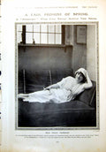 Antique Old Print Miss Peggy Primrose Lady Helen Seymour Betty Cavendish 1916