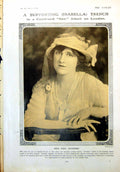Old Print Miss Nina Sevening Isabella Trench Society Comedy Caroline 1916 20th
