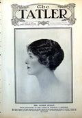Old Print Mrs Alfred Duggan Portrait Letters Eve Police Call Tou-Tou 1916 20th