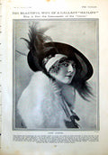 Old Antique Print Lady Curzoncubbing Oakley Horses Hounds To Covert 1916 20th