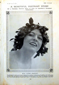 Old Print Mlle Yvonne Granville Parisian Actress Pictorial Politics 1916 20th