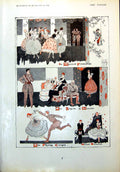 Old Antique Print Humourous Sayings Massed Formation Naval Reserve 1916 20th