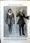 Old Print Clarice Mayne Prince Charming Pictorial Politics Lansdowne 1917 20th