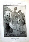 Antique Old Print All Square Scots Siers Change The Viscountess Curzon 1917