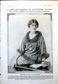 Old Vintage Print Princess Arthur Connaught Spring Snapshots People 1918 20th