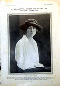 Antique Old Print Miss Honor Leigh Mlle Regine Flory Parisian Danseuse 1917
