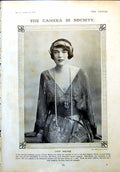 Antique Print Lady Belper Miss Colette O'Neil Lady Constance Malleson 1917 20th
