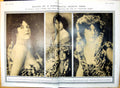 Antique Old Print Miss Olive Atkinson Appearance In Half Past Eight Furs 1916
