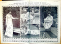 Old Print Miss Julia James Beside Garden Pool Actress Musical Comedy 1916 20th