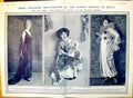 Old Vintage Print Miss Laura Cowie In Bubbly At The Comedy Theatre 1917 20th
