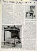 Original Old Vintage Print The Dealers Fair 1947 20th Century