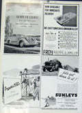 Original Old Vintage Print Sunbeam Talbot Motor Car 1947 Country Lif 20th