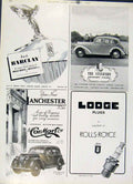 Old Vintage Print Standard 14 & Lanchester 1947 Country Life Motor Car A
