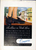 Original Old Vintage Print Swallows In The Park Compere Shoes 1947 Country Lif