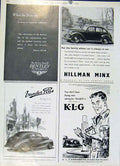 Original Old Vintage Print Hilman Mionx Austen Princess 1947 Country Life Car Ad